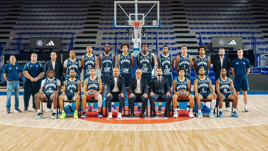 L’effectif professionnel de la Chorale Roanne Basketball, saison 2026-2027