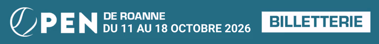 Open de Roanne, du 11 au 18 octobre 2026, billetterie