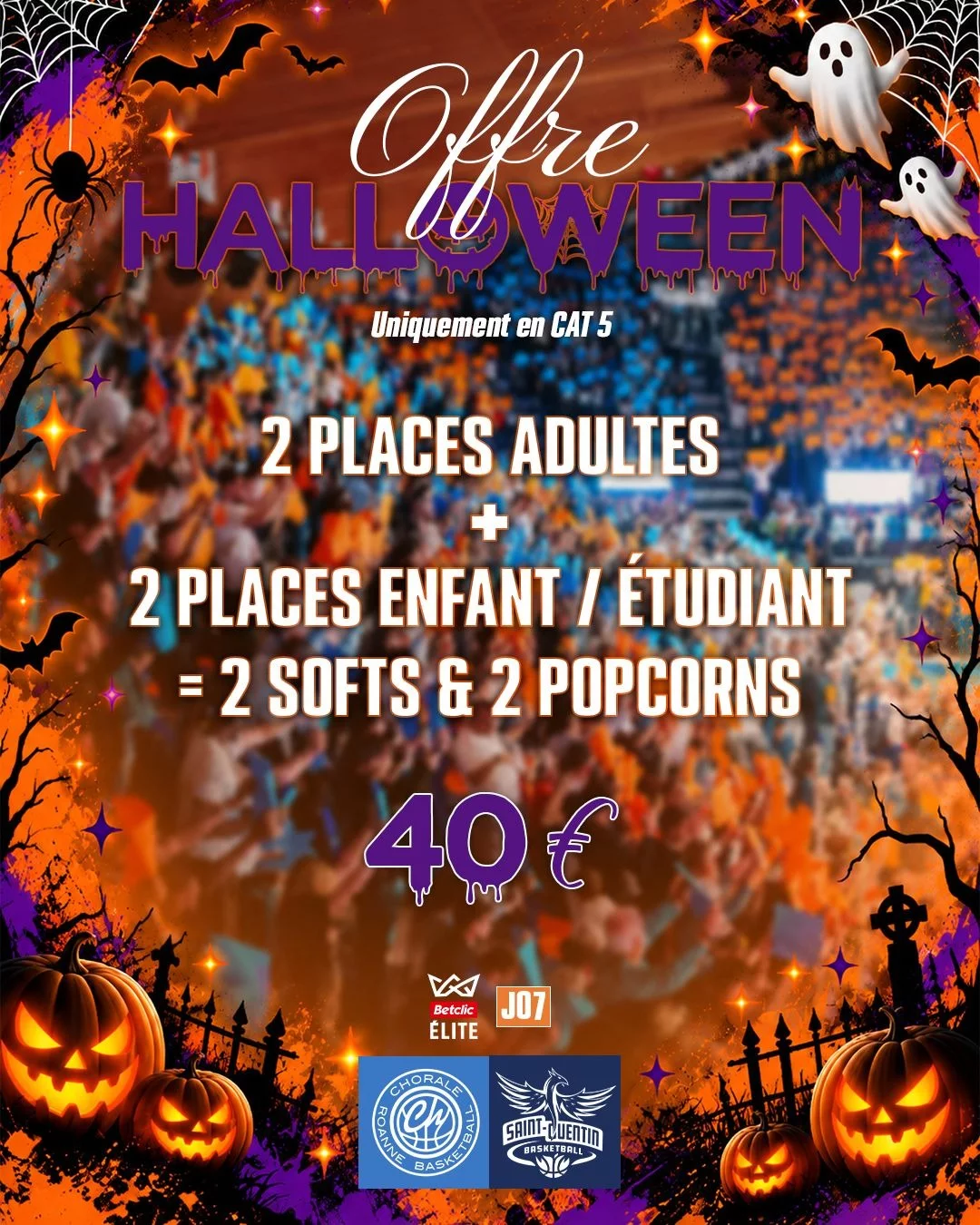 Offre Halloween Chorale vs SQBB