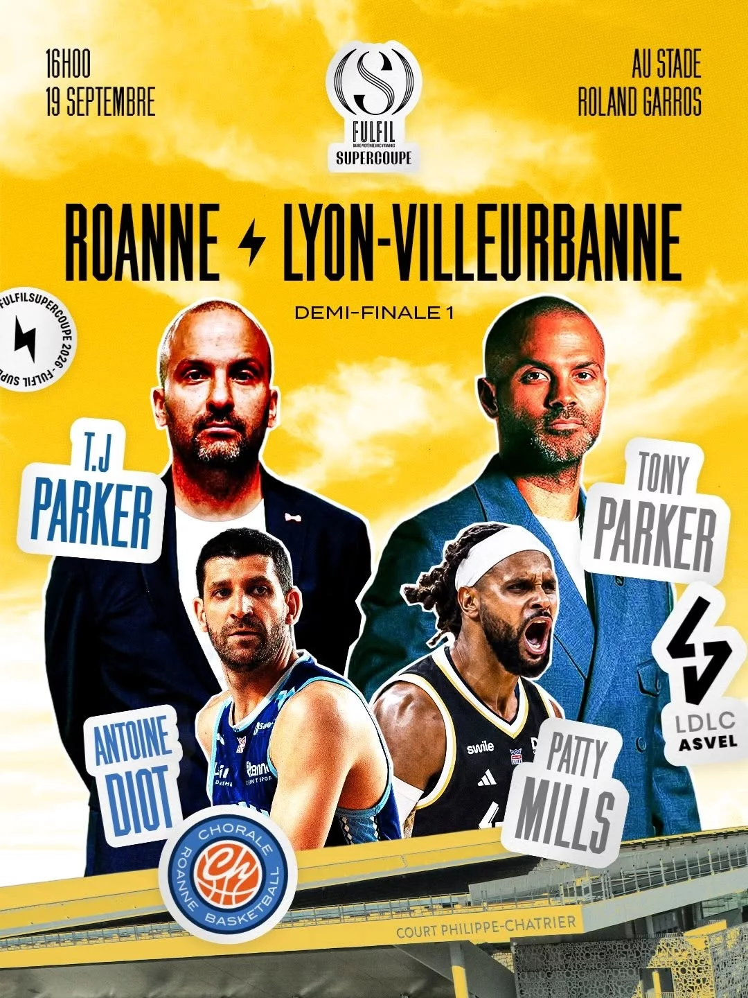 Roanne - Lyon-Villeurbanne (demi-finale 1)